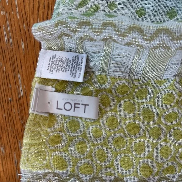 Loft Metallic Scarf Shawl - Picture 8 of 11